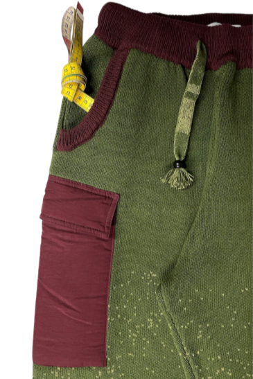 GRADATION WIDE KNIT PANTS"YUKIYAMA"