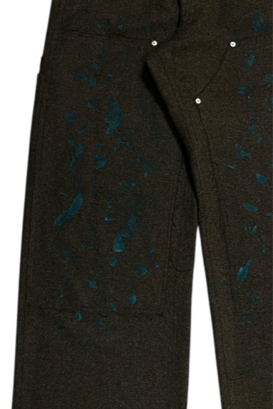 MELANGE PAINTER PANTS【BRN】