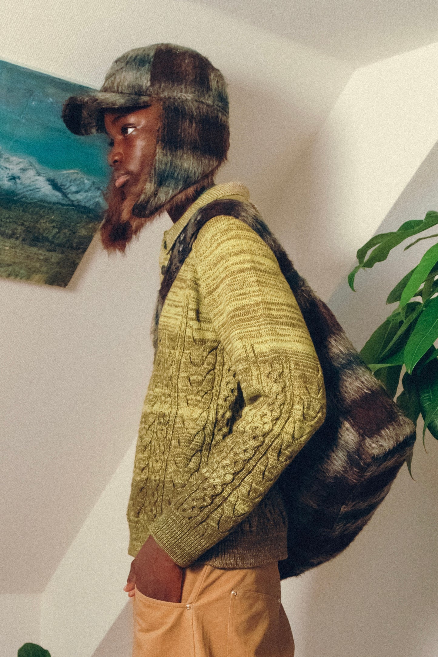 Gradation Cable Knit【GRN】