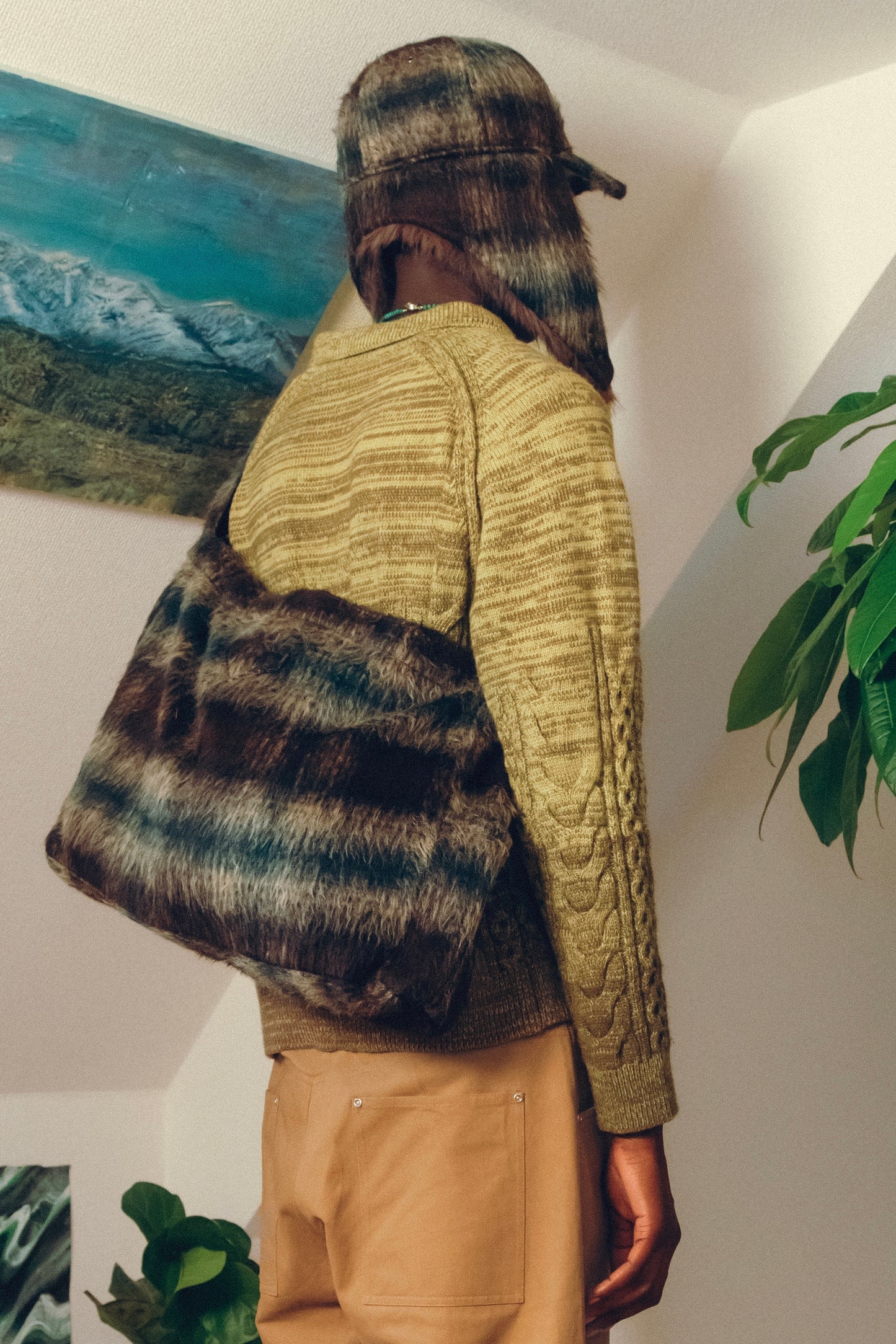 Gradation Cable Knit【GRN】