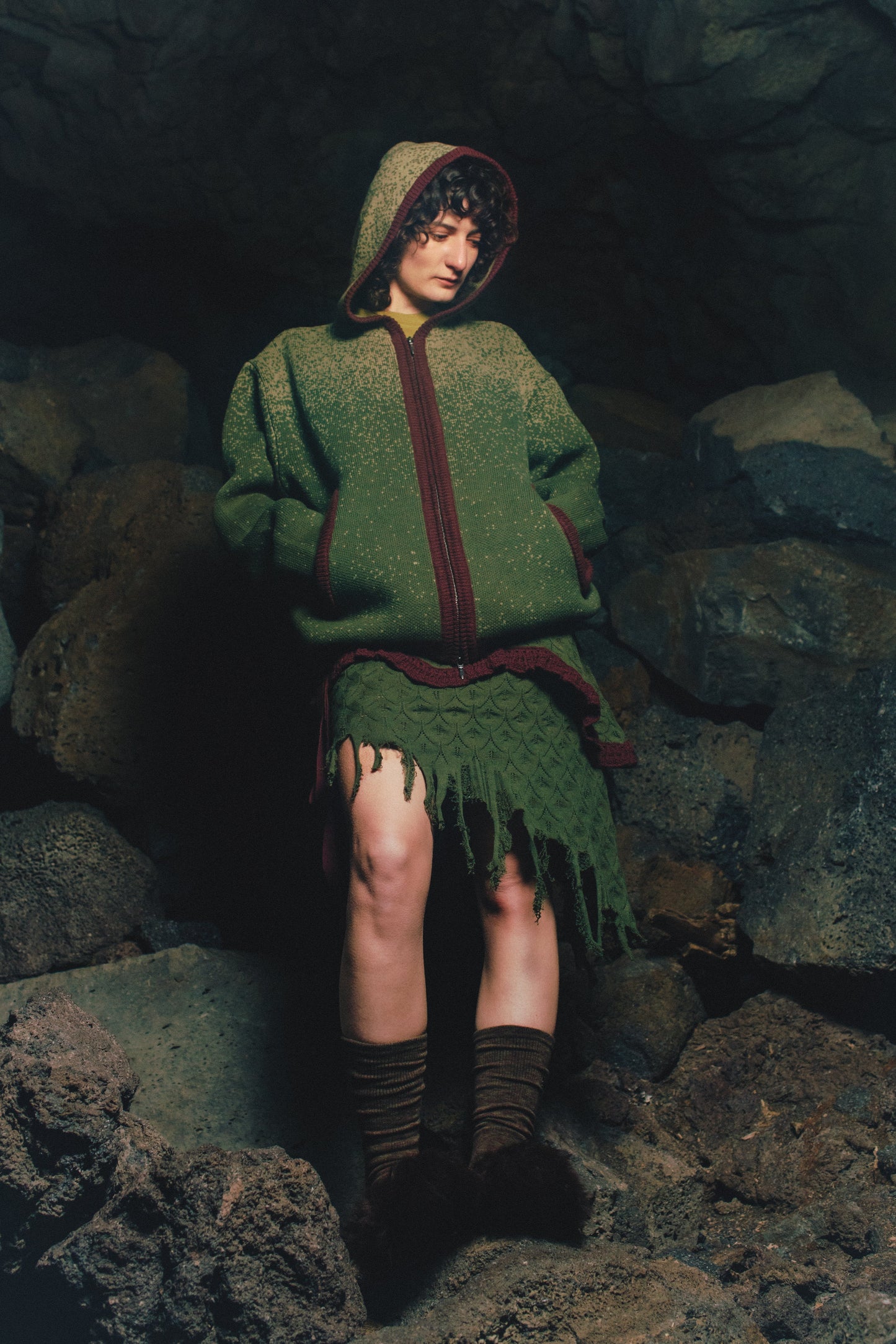 KNIT SKIRT ”YUKIYAMA”