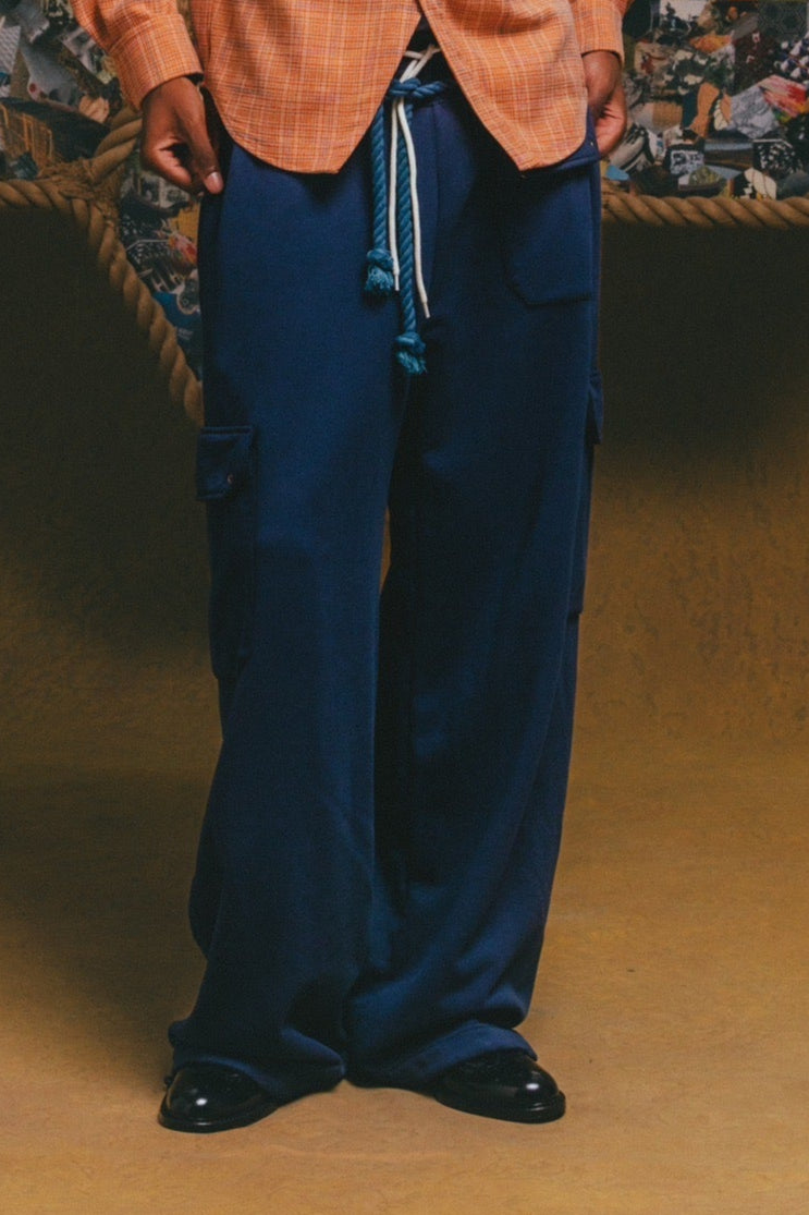 Reins Sweat Cargo Pants【NVY】