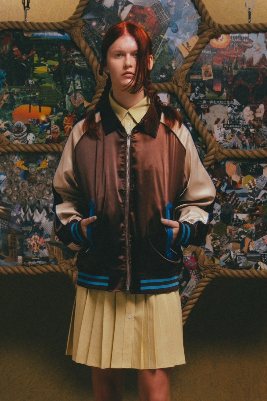 Satin Rib Jacket【BRN】