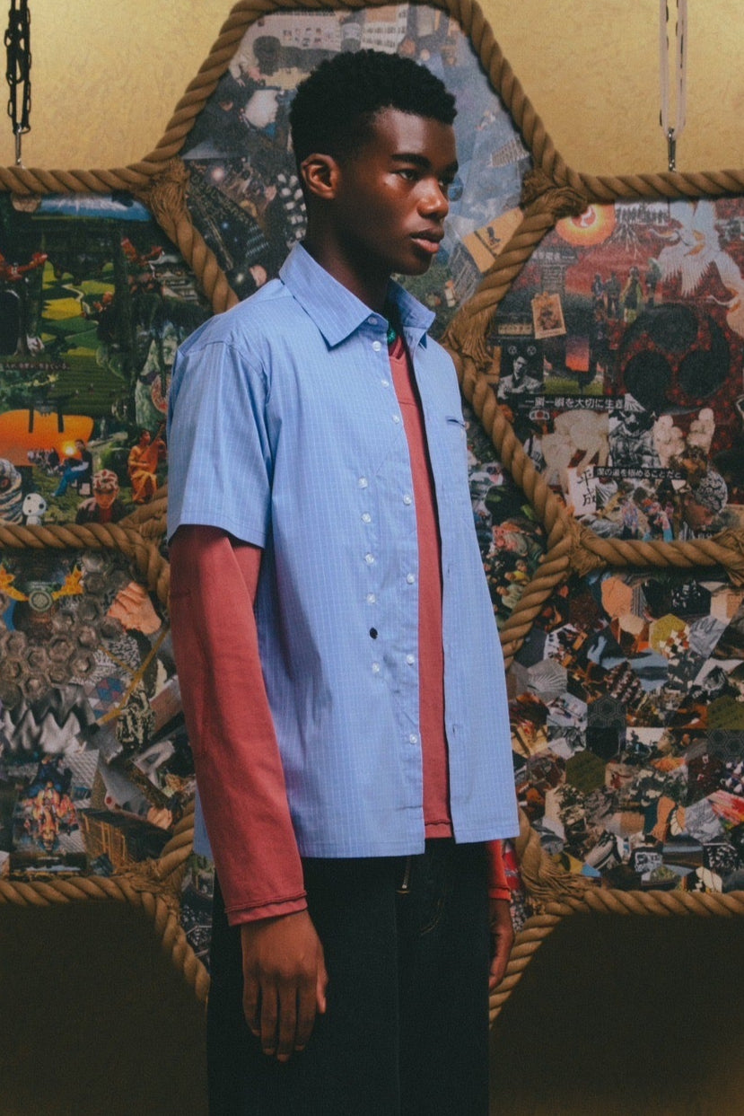 Hunting Graph Check Shirt【BLU】