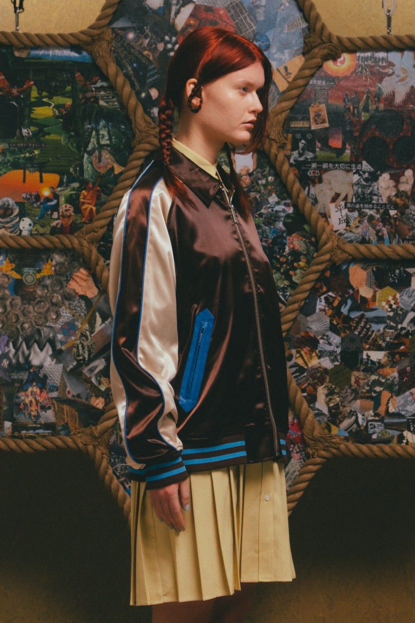 Satin Rib Jacket【BRN】