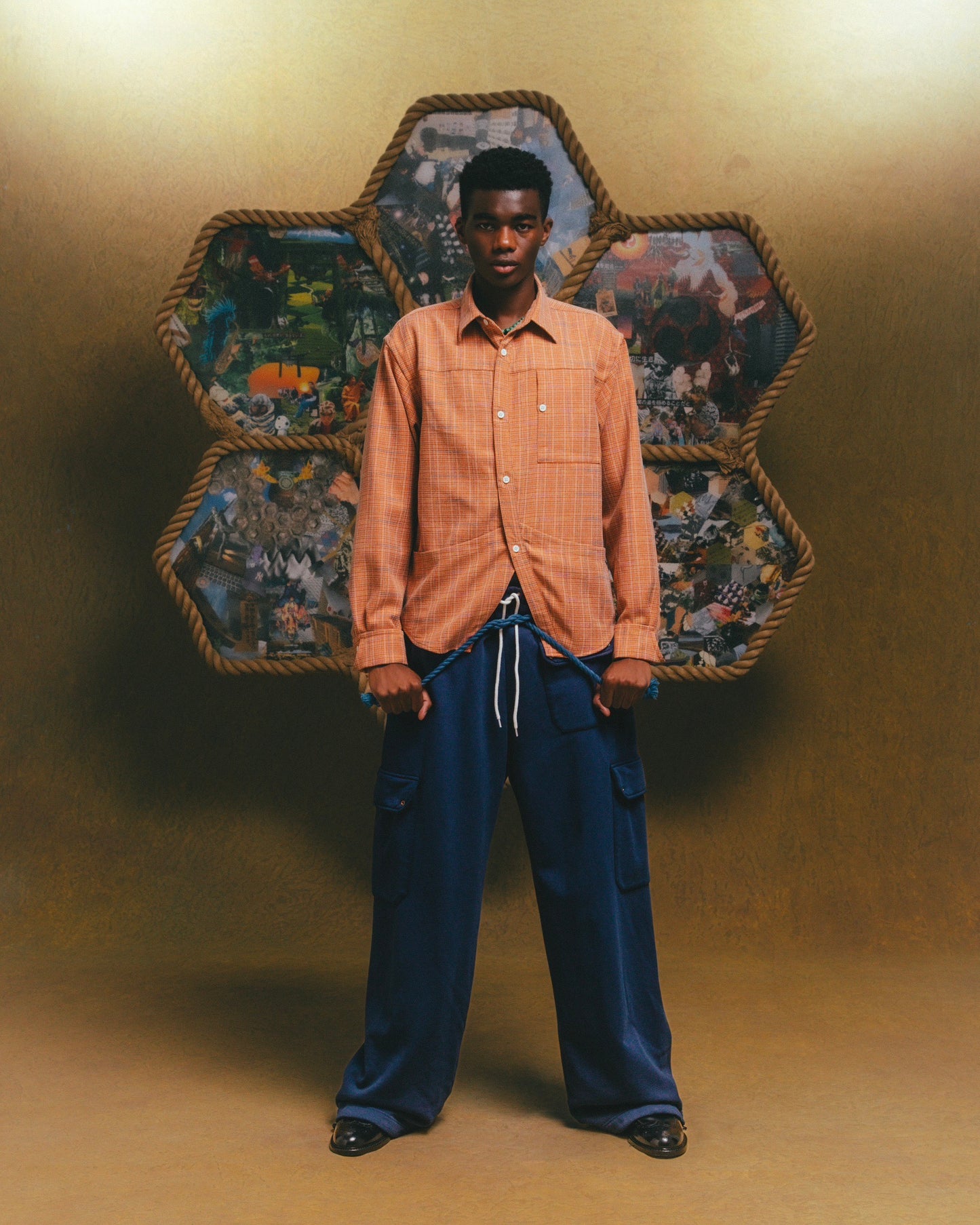 Reins Sweat Cargo Pants【NVY】