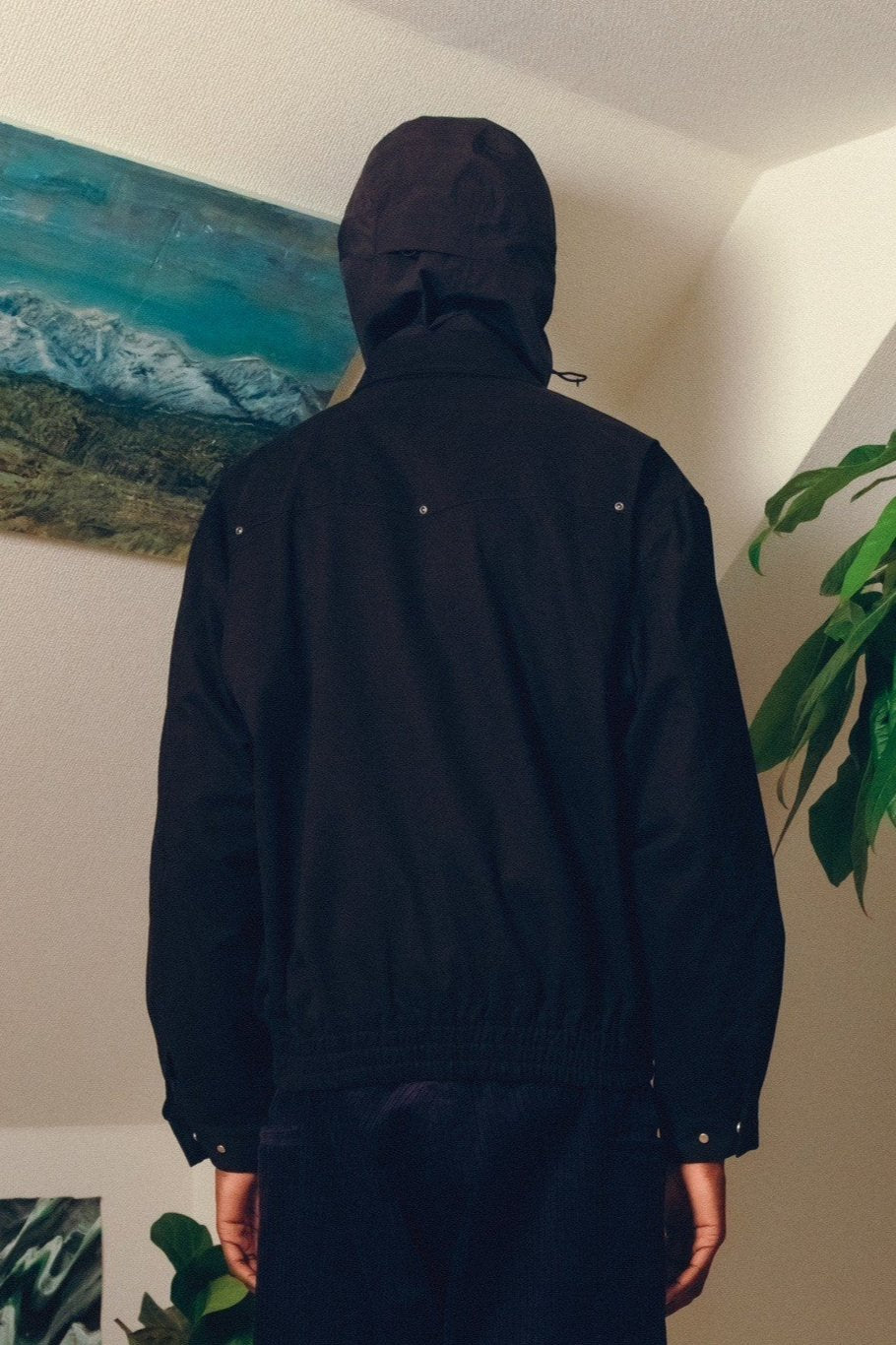 Reversible Hunting Trucker Jacket【BLK】