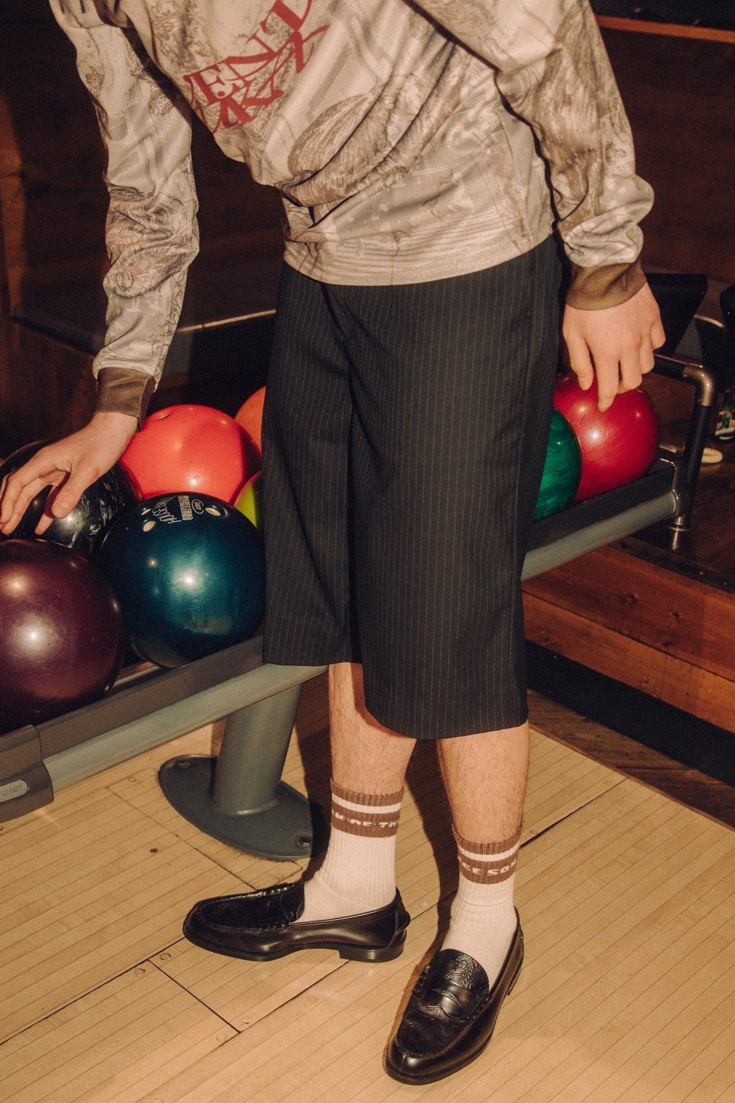 Stripe Short Pants