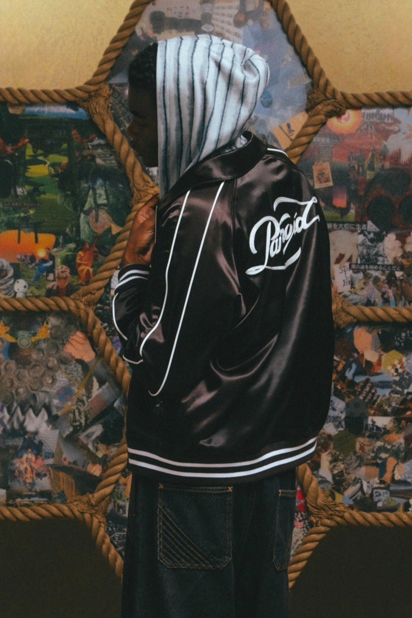 Satin Rib Jacket【BLK】