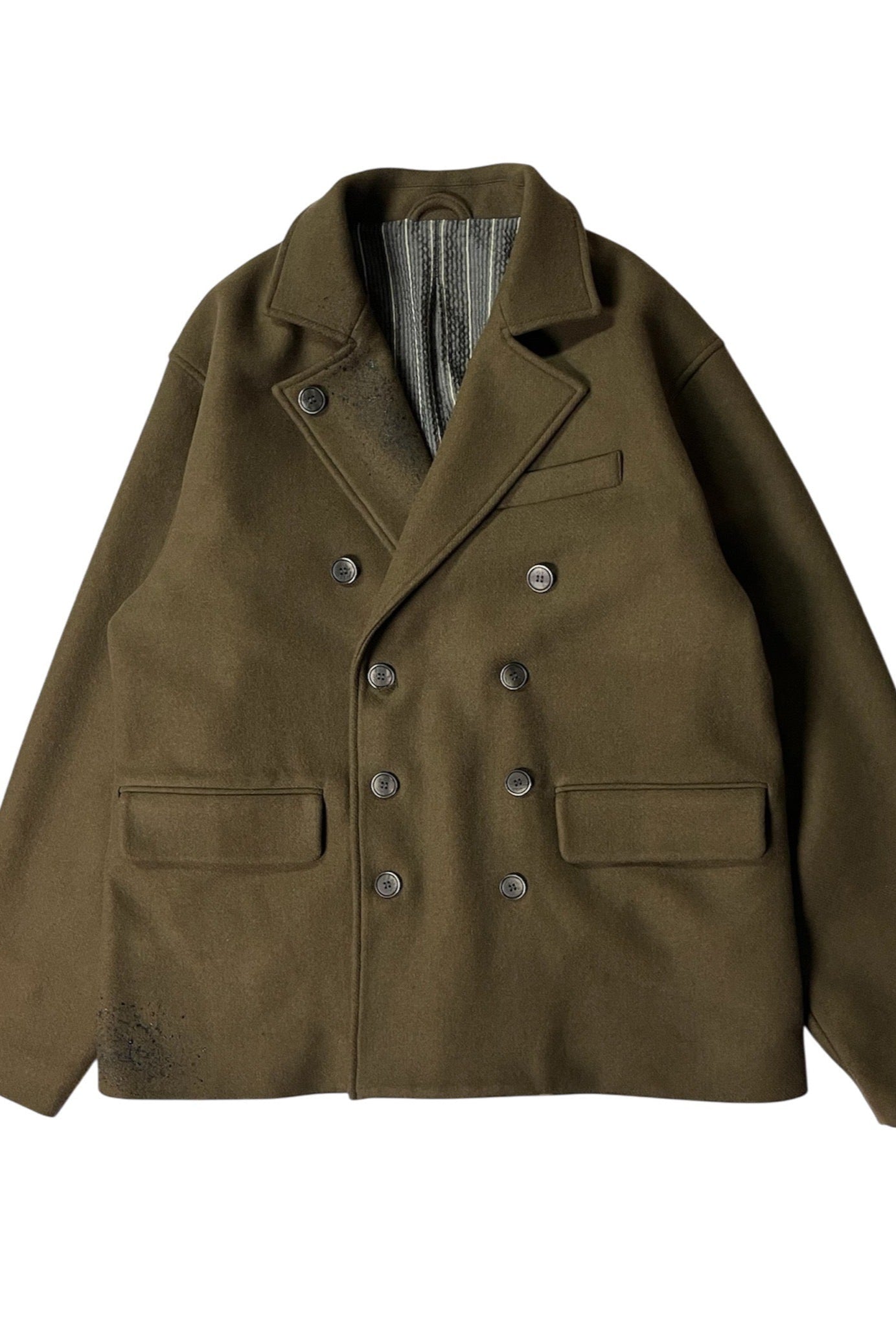 MELANGE DOUBLE-BREASTED JACKET "KAERIJI"