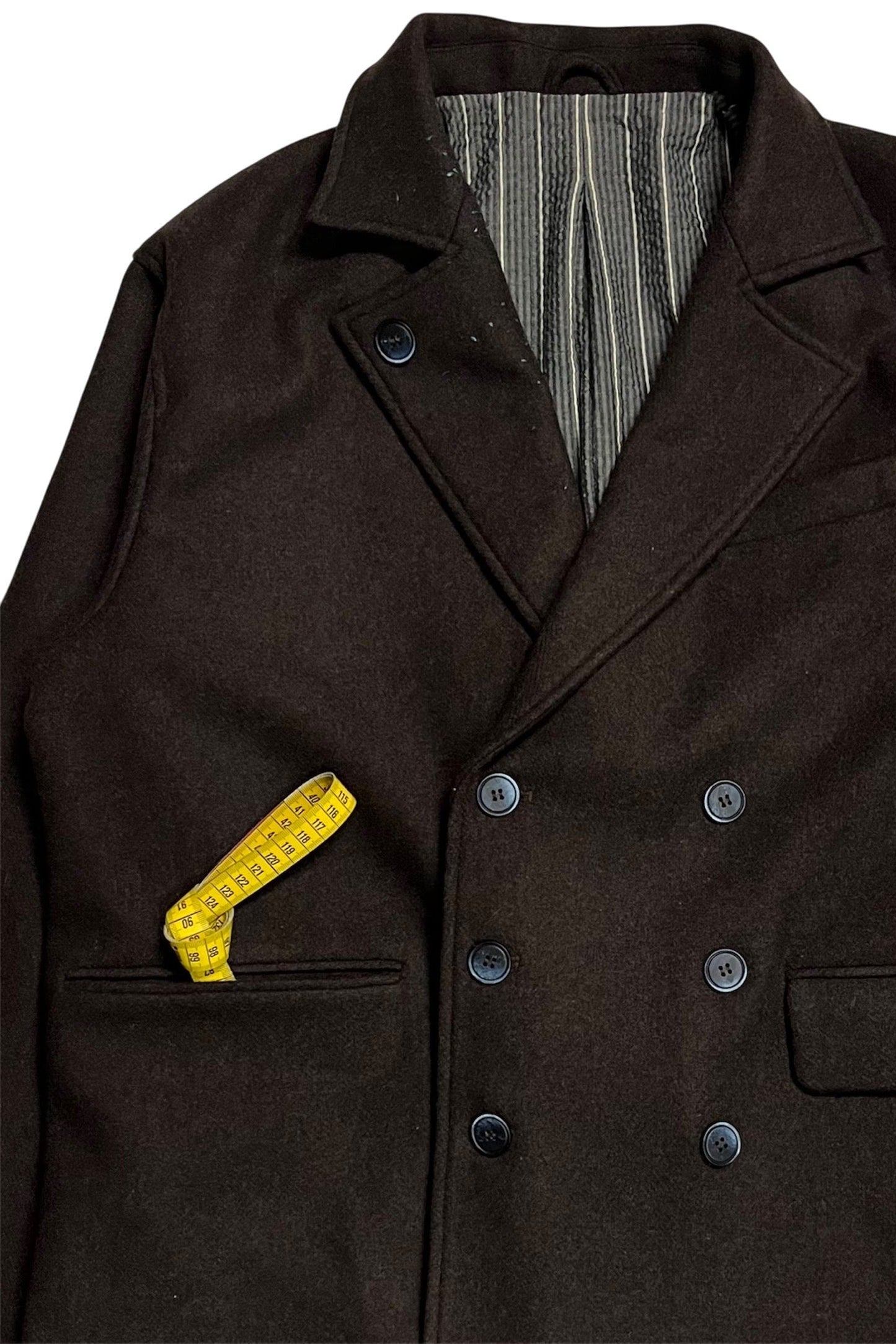 MELANGE DOUBLE-BREASTED JACKET "KAERIJI"