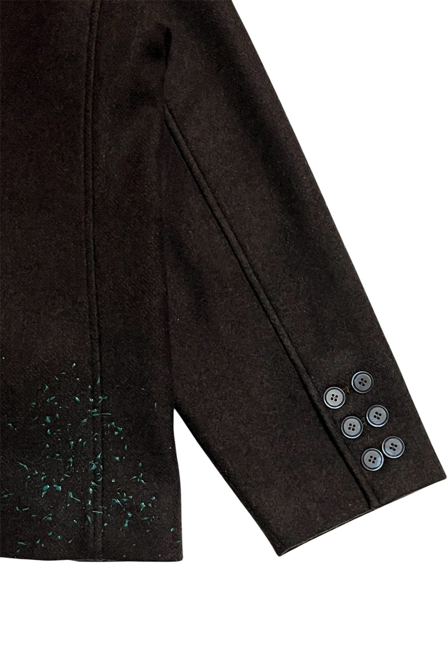 MELANGE DOUBLE-BREASTED JACKET "KAERIJI"