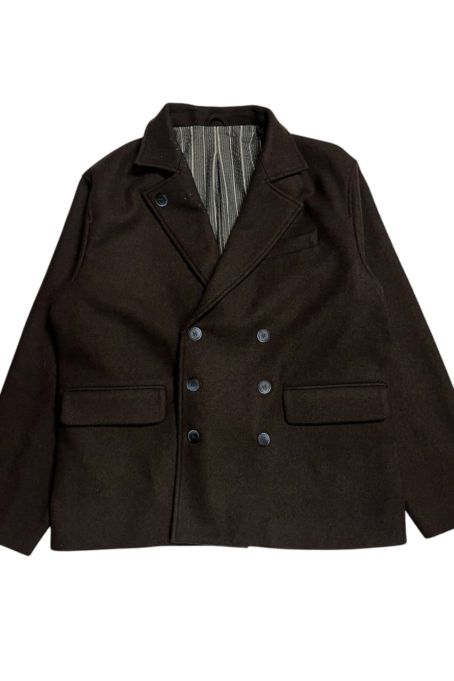 MELANGE DOUBLE-BREASTED JACKET "KAERIJI"