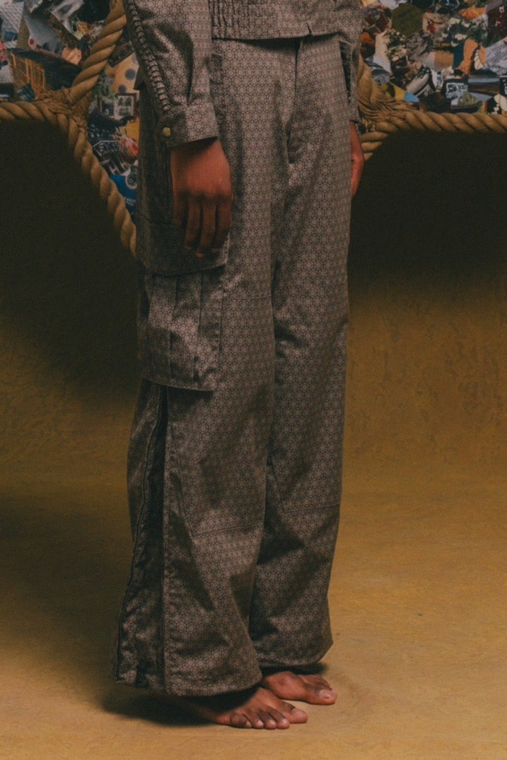 Kikkou Side Zip Cargo Pants