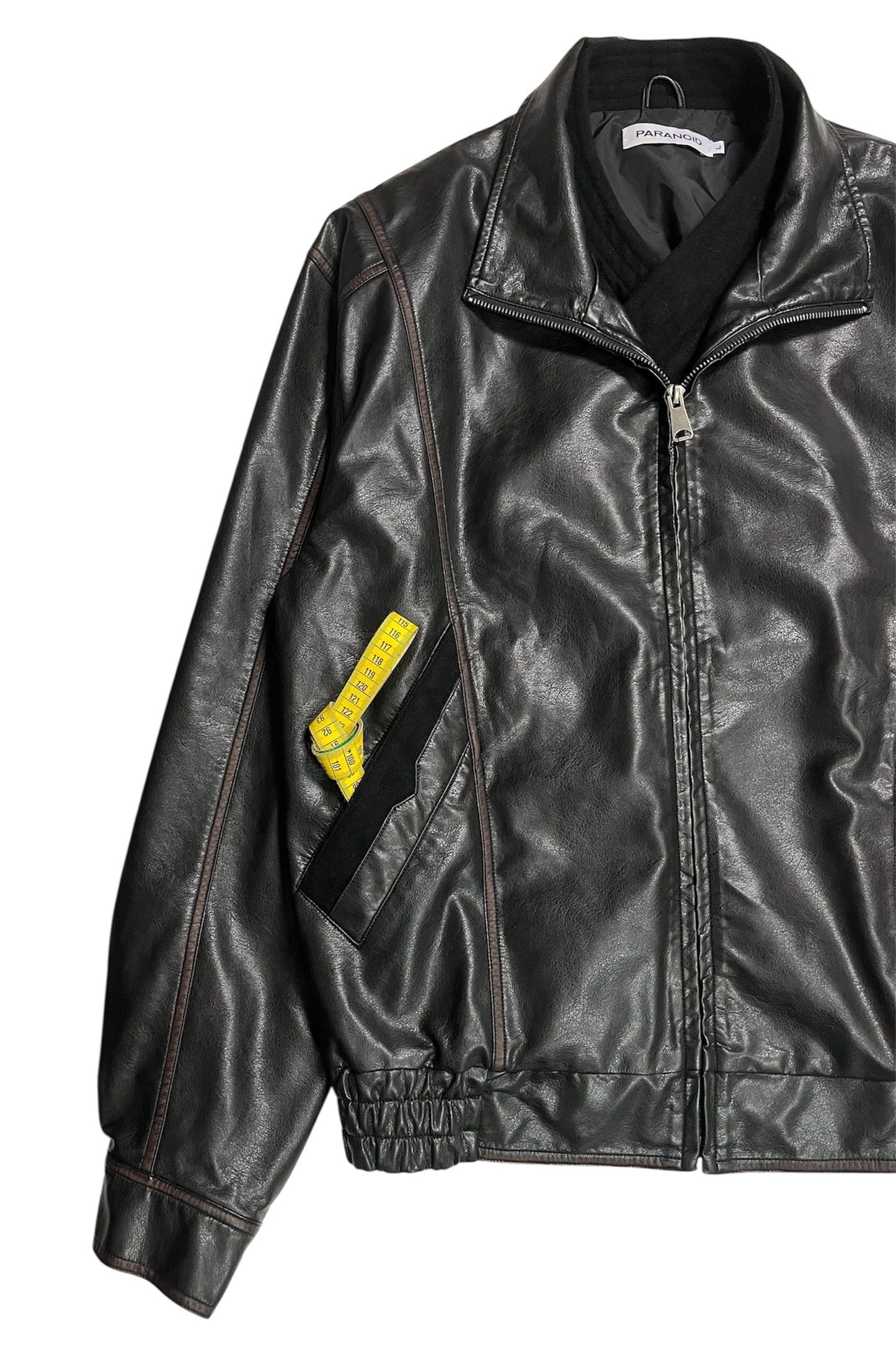 LEATHER LAYERED JACKET "DOUGI"