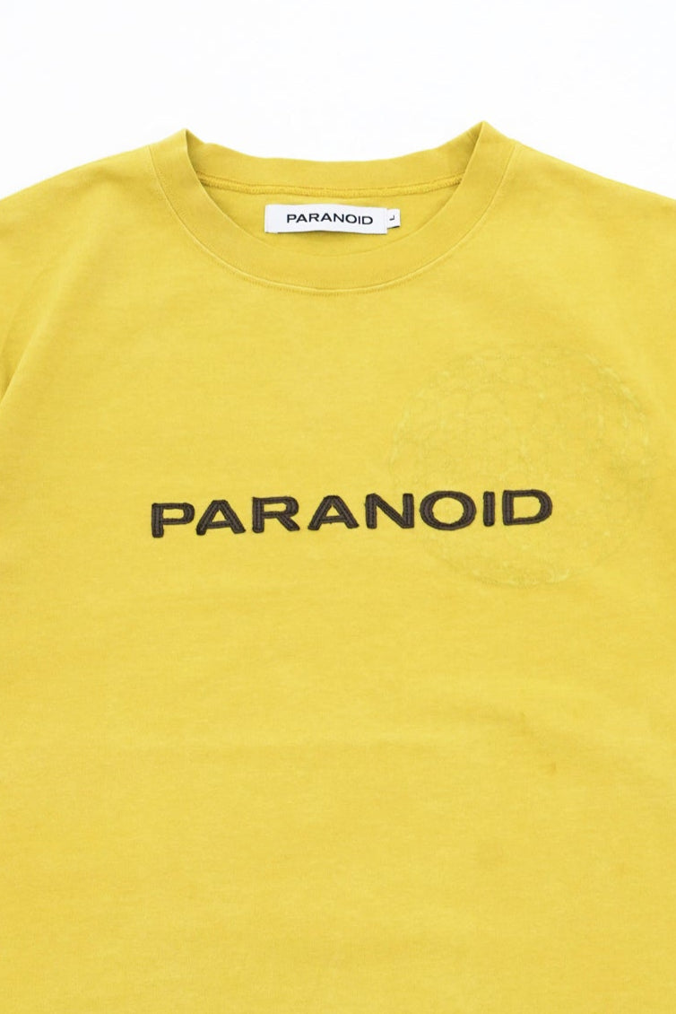 Leather Logo Patch T-Shirt 【YEL】