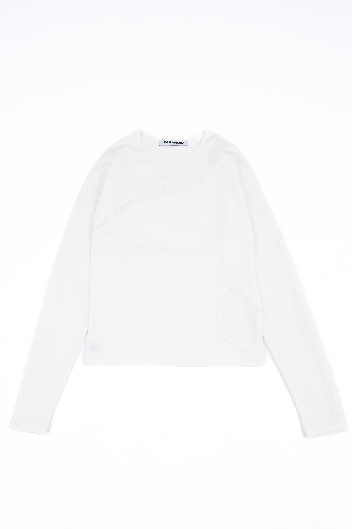 Lace Docking L/S T-Shirt【WHT】