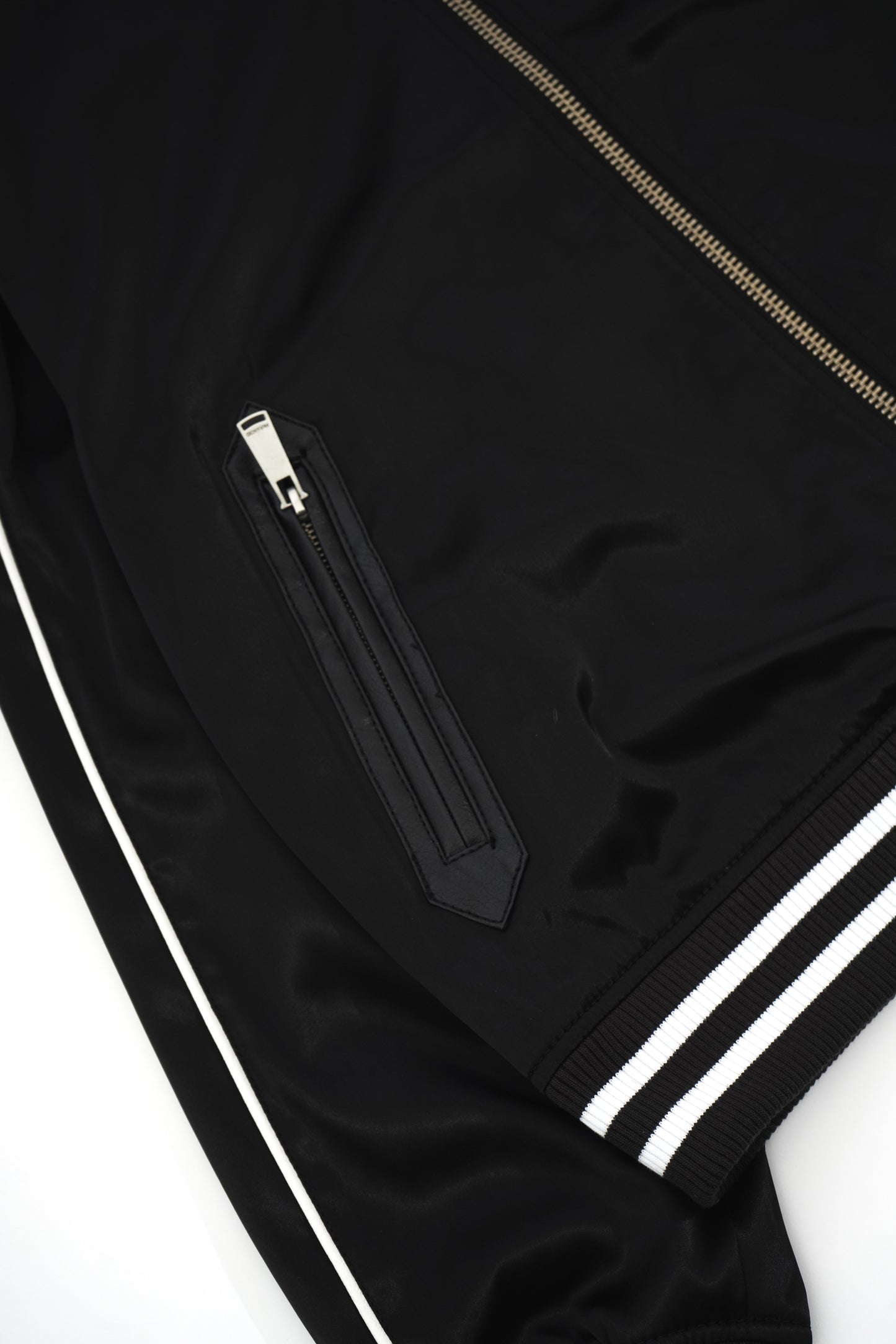 Satin Rib Jacket【BLK】