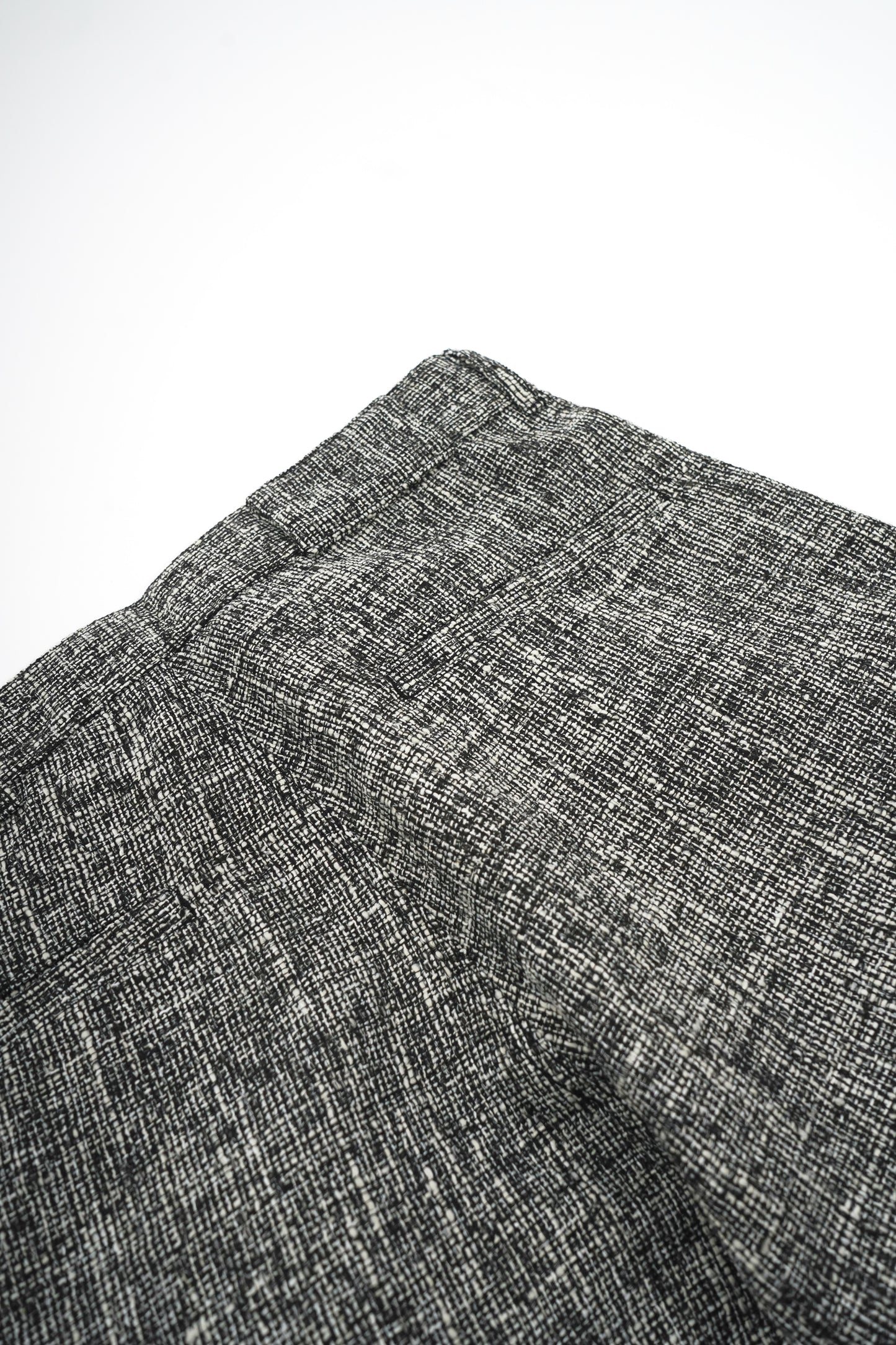 Tweed Purse Cargo Shorts【BLK】