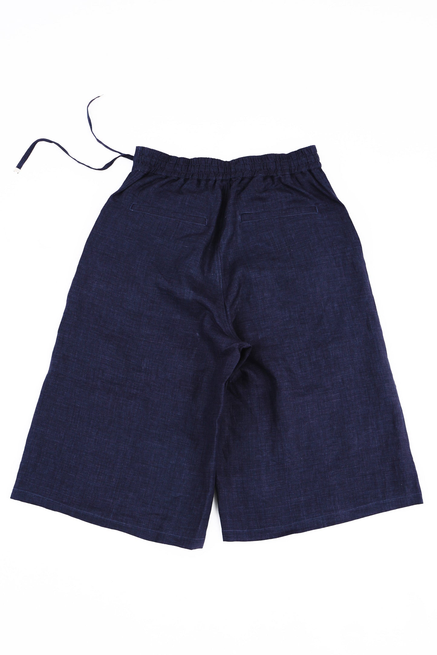 Linen Brade Buggy Shorts【NVY】