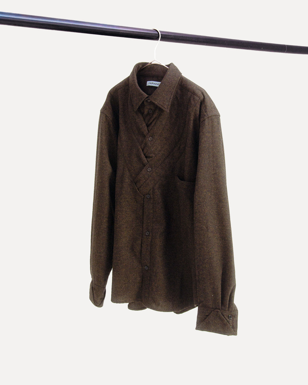 ”layered collar" shirt