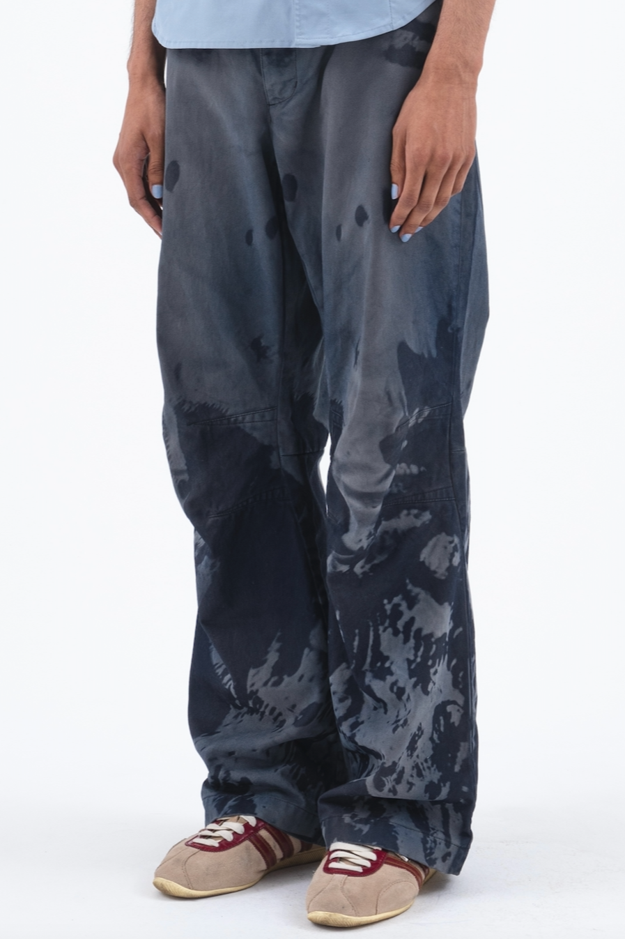 "FLUXO"Stone Washing Pants 【Gray】