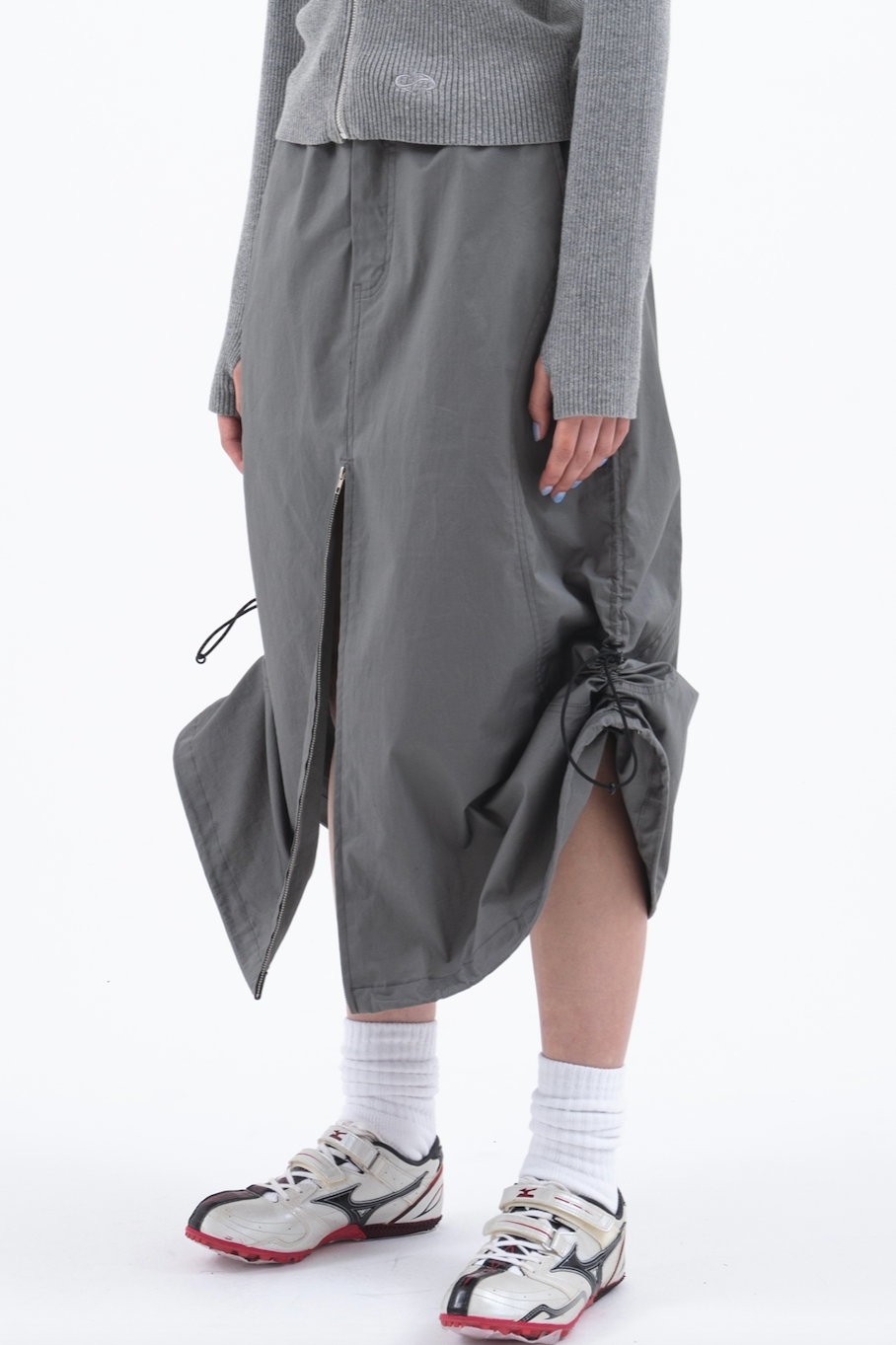 "MOVIMENTO" Nylon Skirt