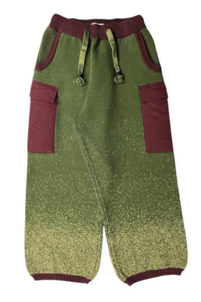 "yukiyama" wide knit pants