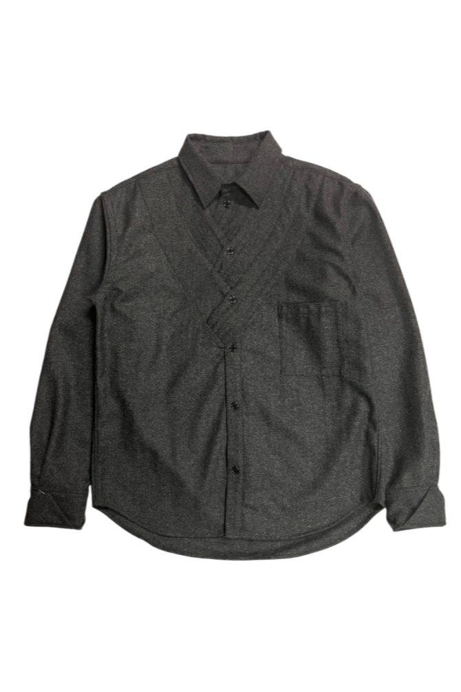 ”layered collar" shirt