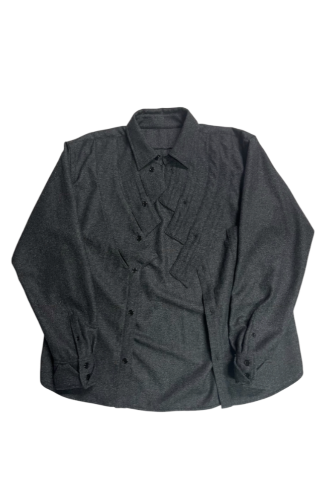 ”layered collar" shirt