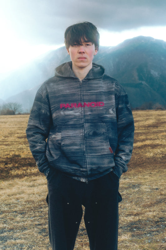 GRAIN ZIP HOODIE