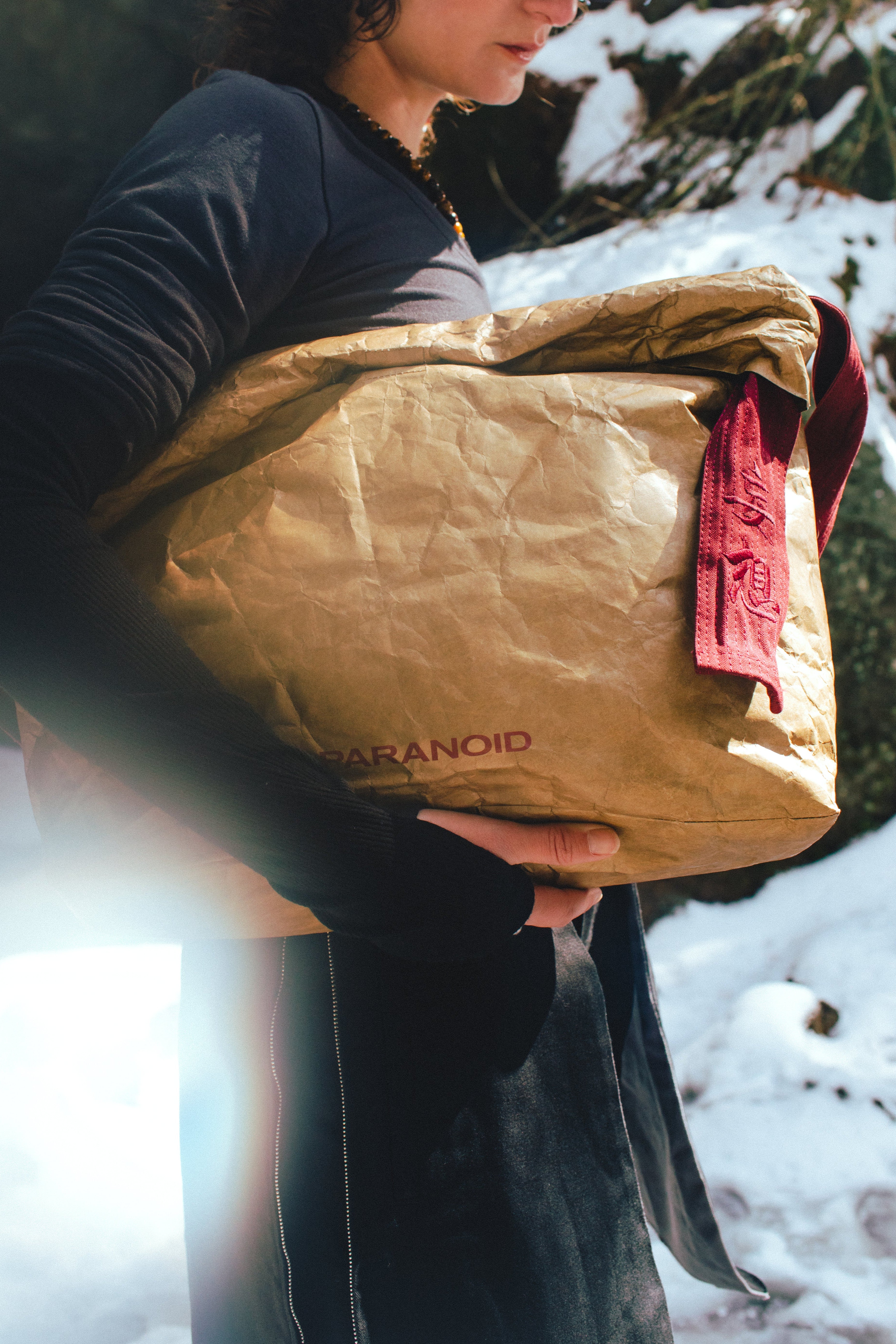 "tyvek scrool" shoulder bag