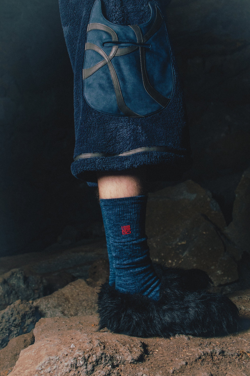 "yukiyama" melange socks