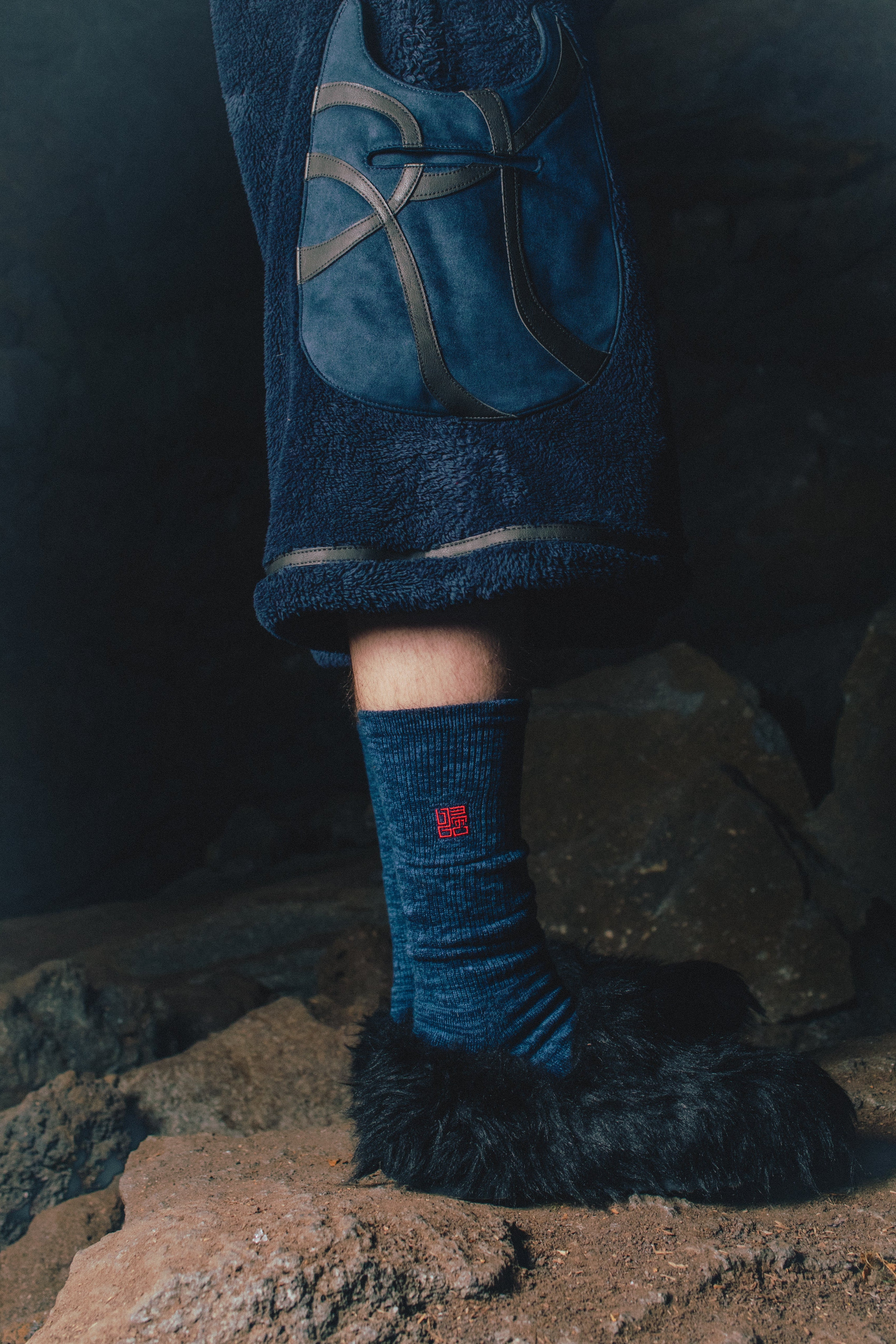 "yukiyama" melange socks