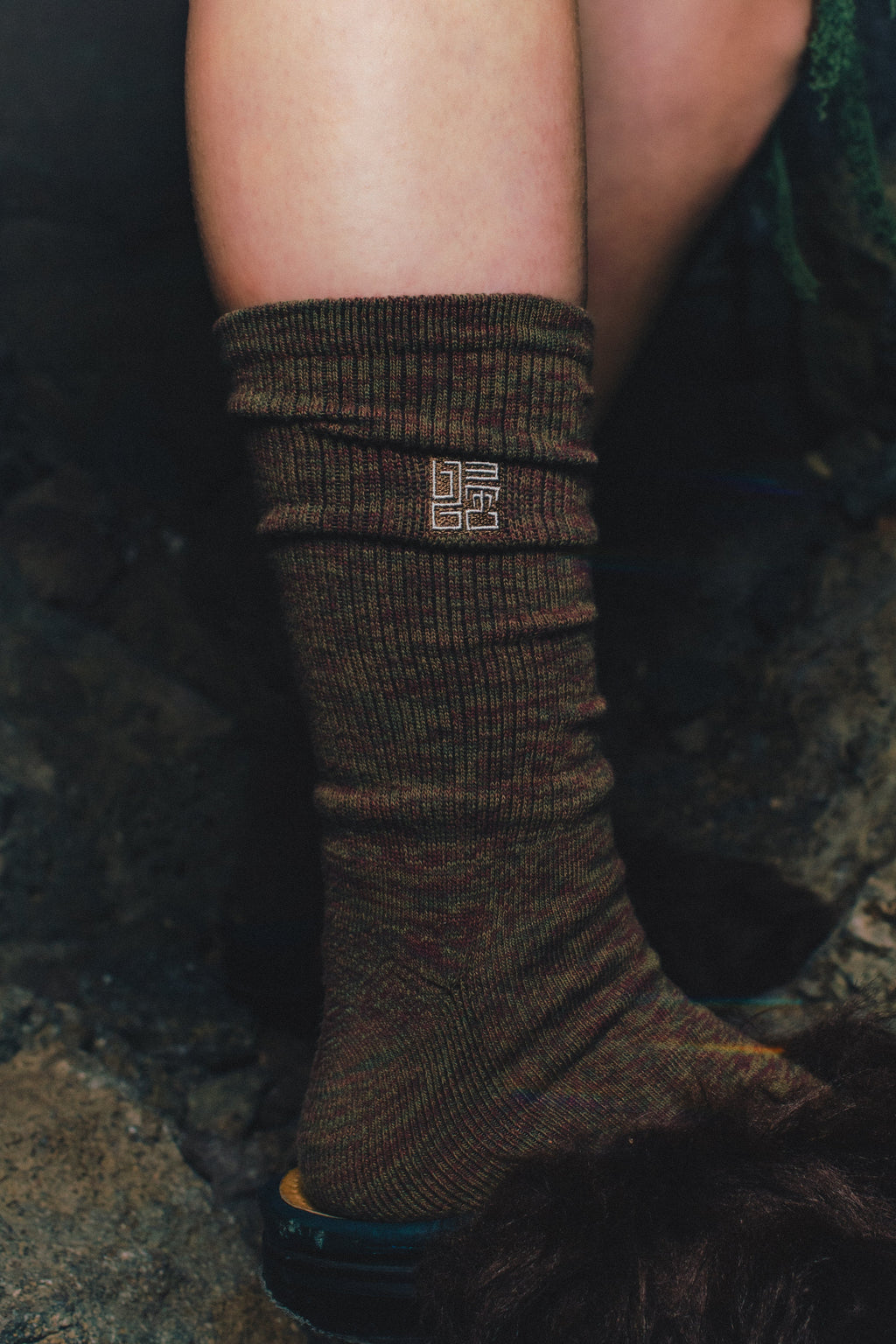 "yukiyama" melange socks