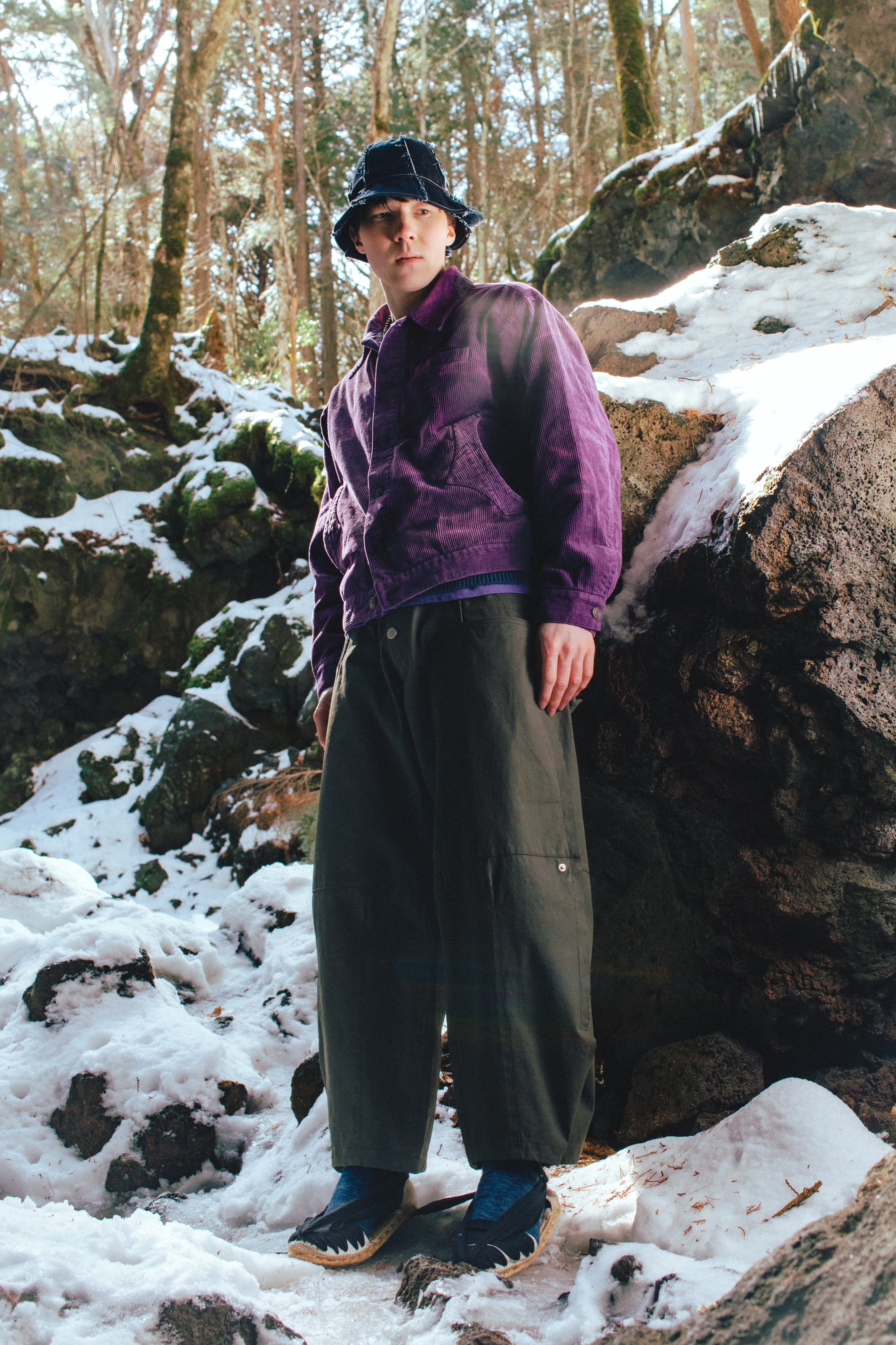 "fade corduroy" jacket