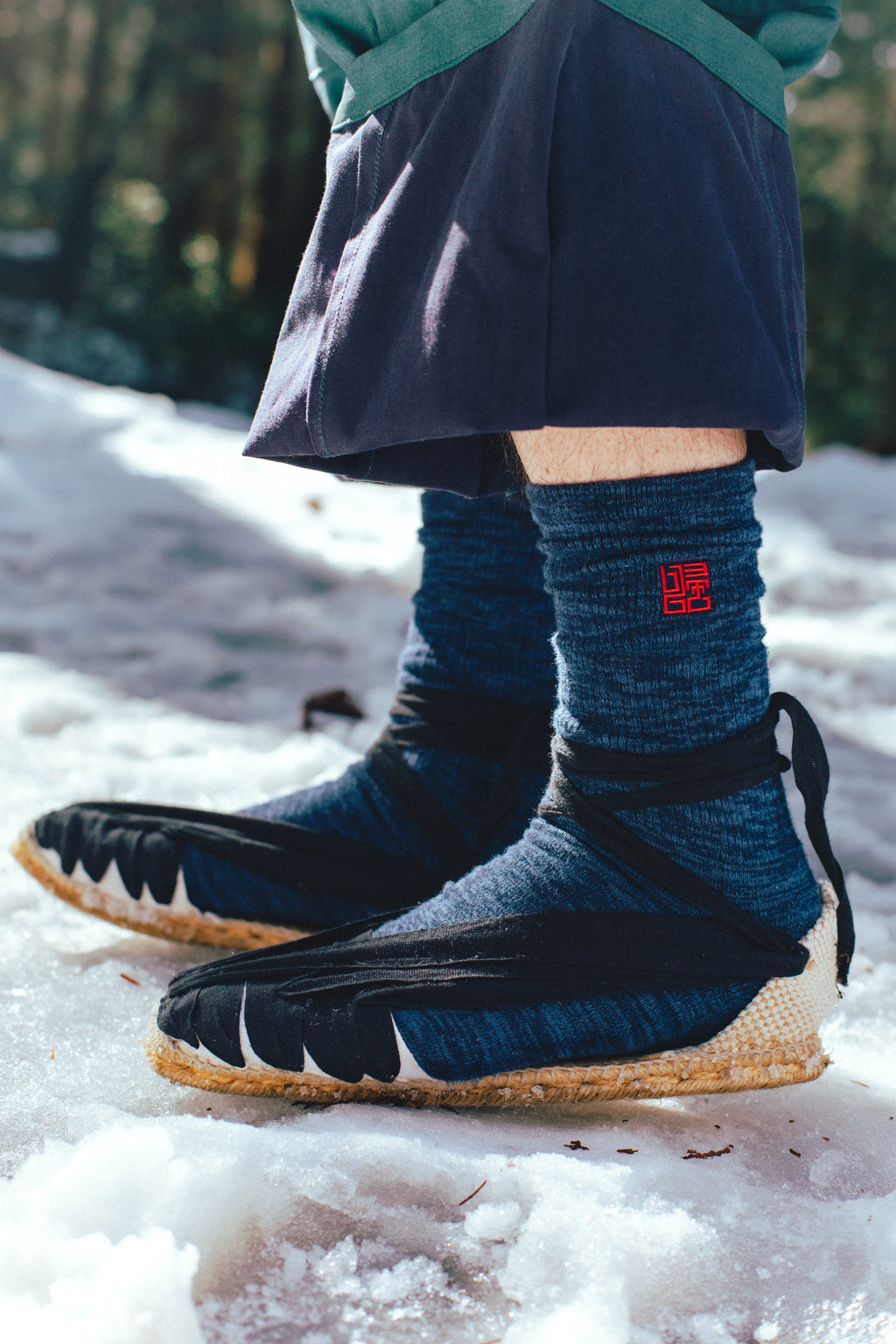 "yukiyama" melange socks