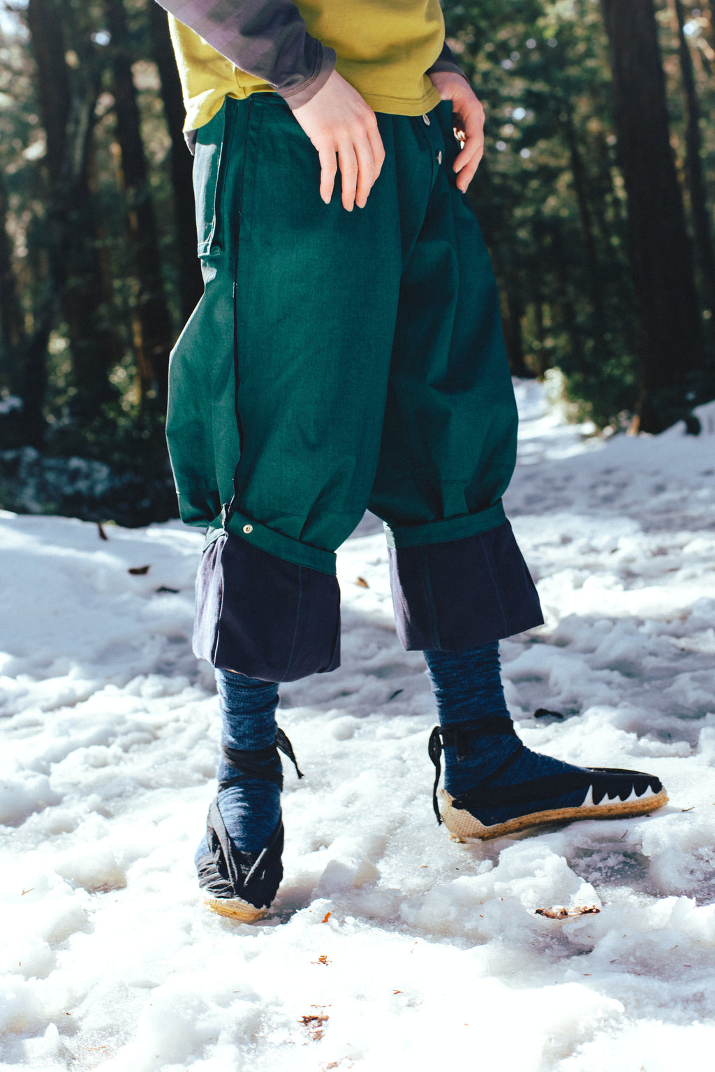 ”kane” overprint balloon pants