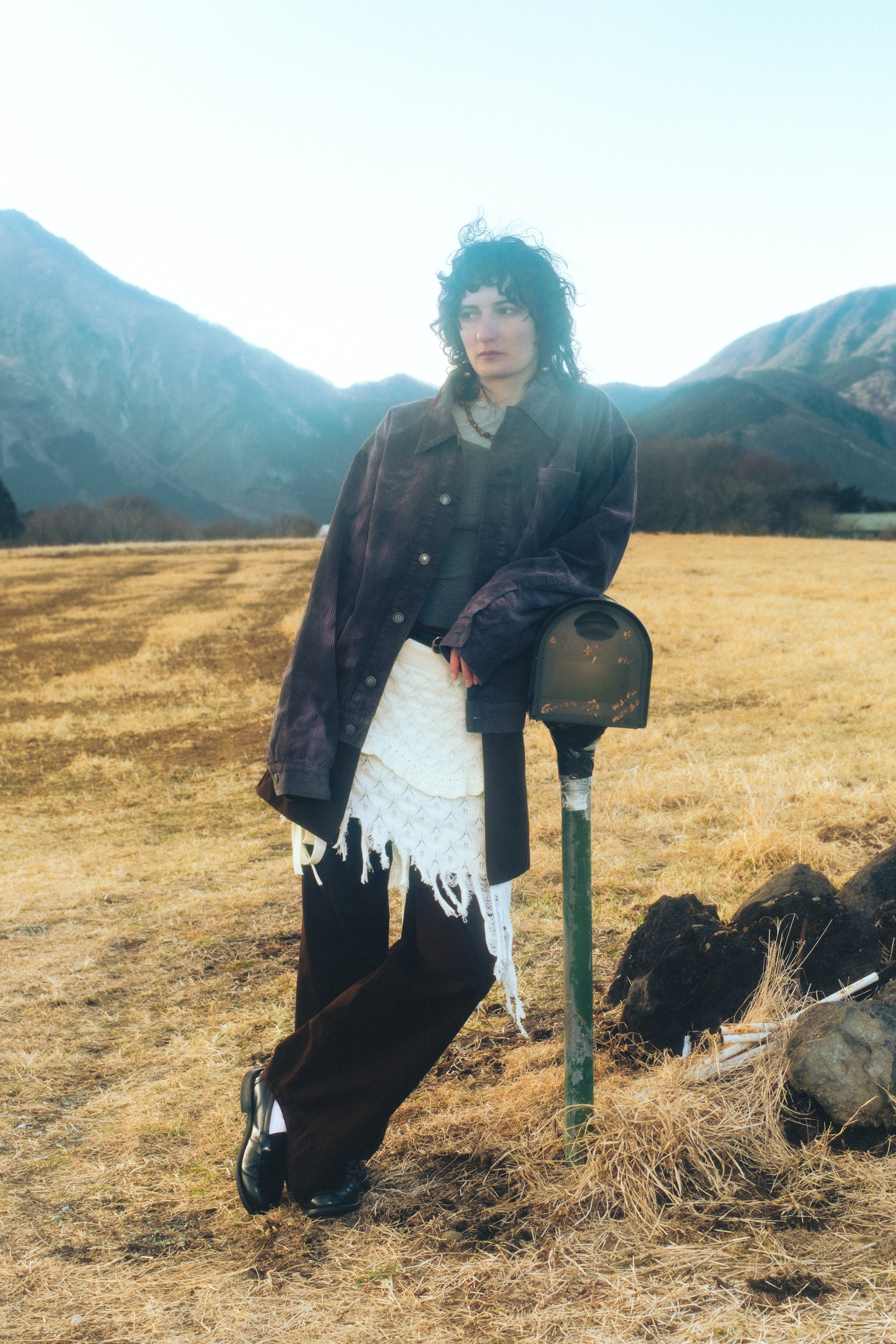 ”yukiyama” knit skirt