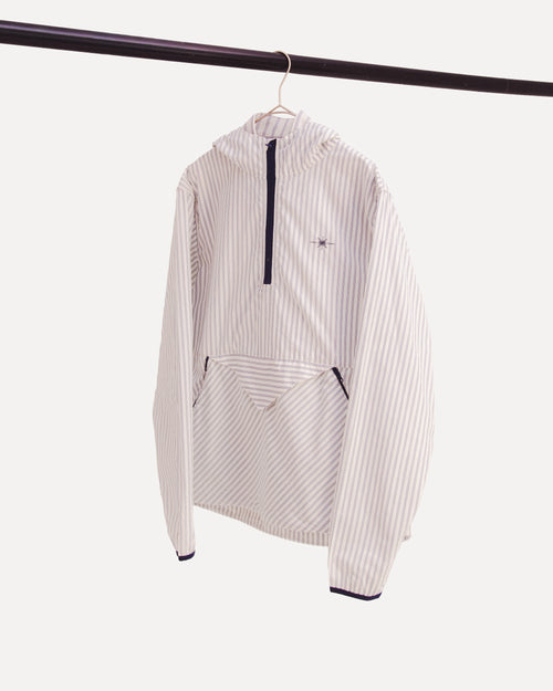 "docking stripe shirt" anorak parka