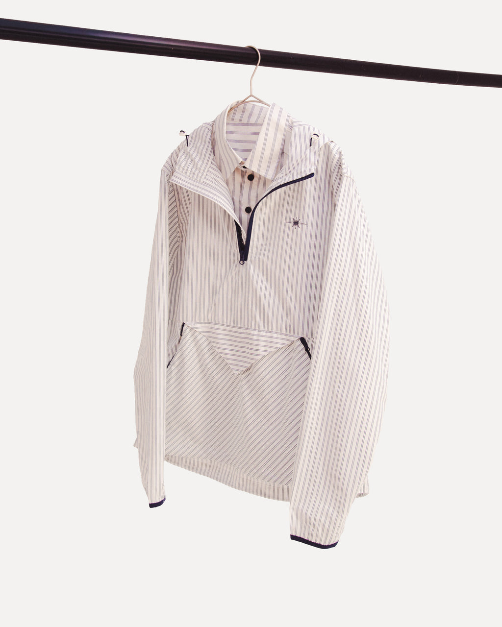 "docking stripe shirt" anorak parka
