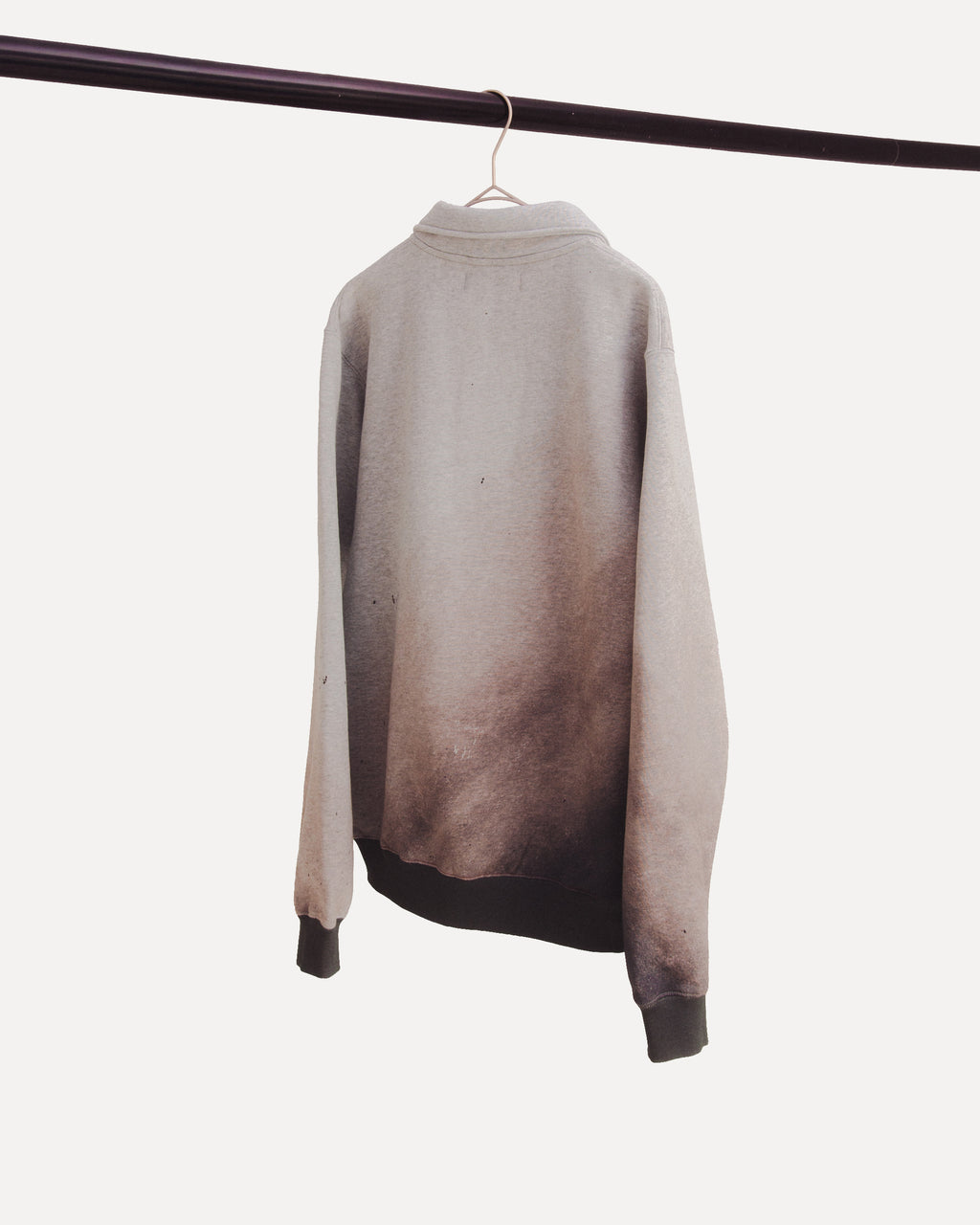 "gradation hooded" polo sweayer
