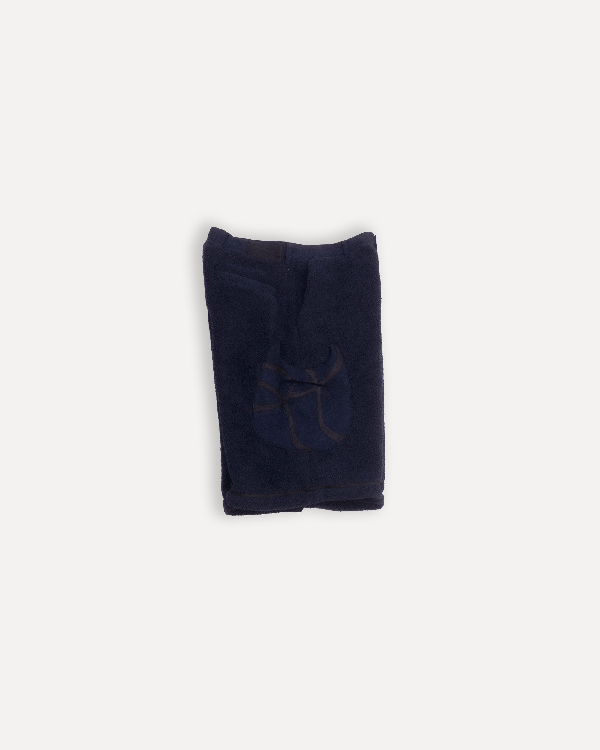 “tomo” boa/suede baggy shorts