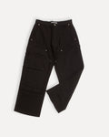 "black" melange painter pants