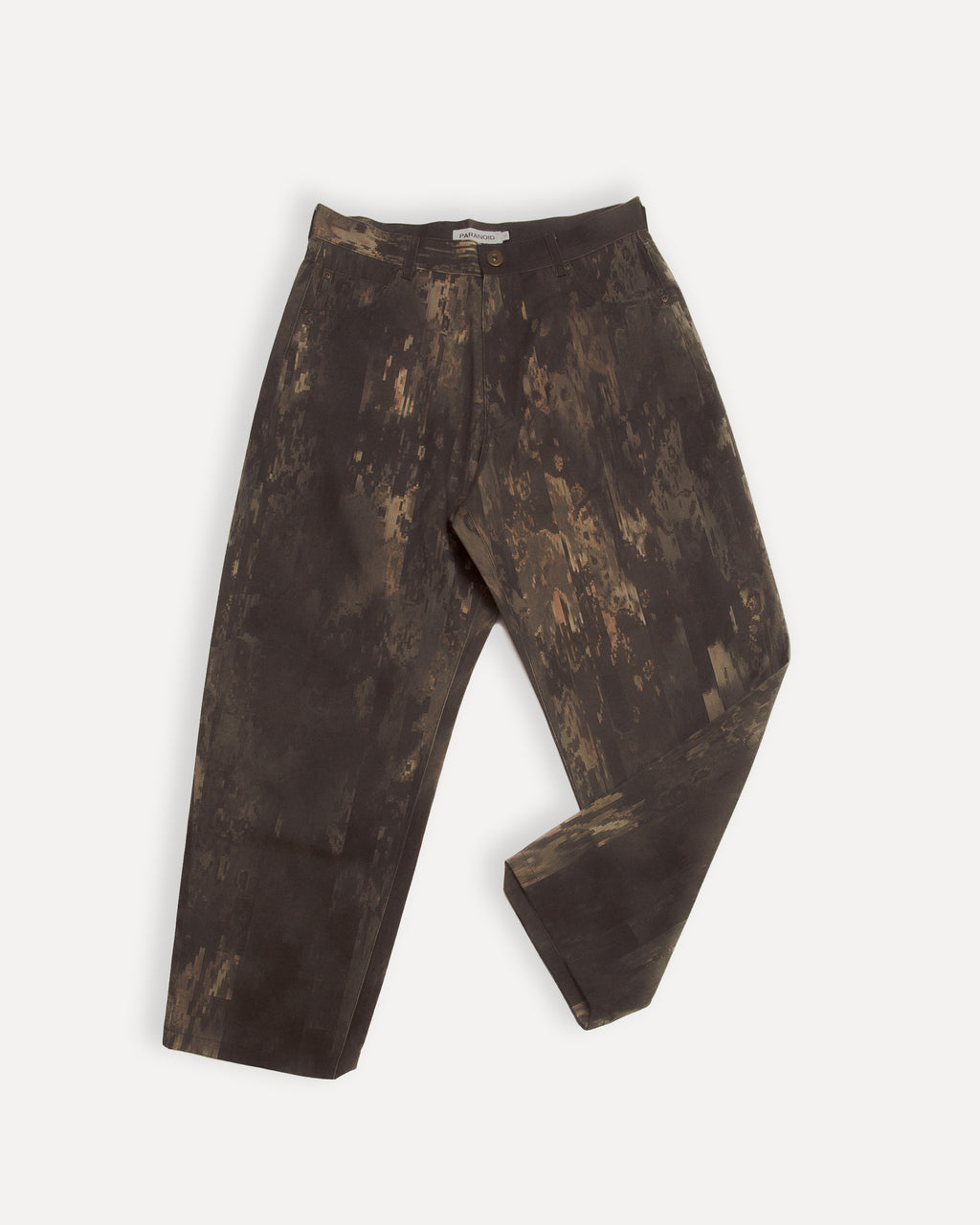 "mosaic stripe camo" balloon pants