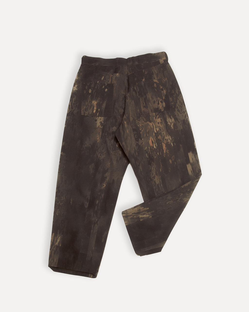 "mosaic stripe camo" balloon pants
