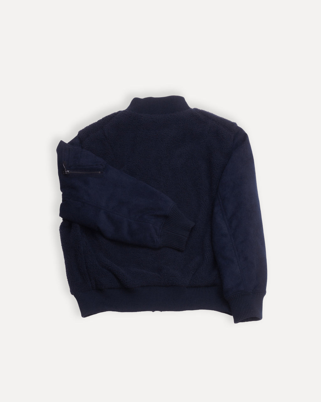 "tomo" boa/suede ma-1 jacket