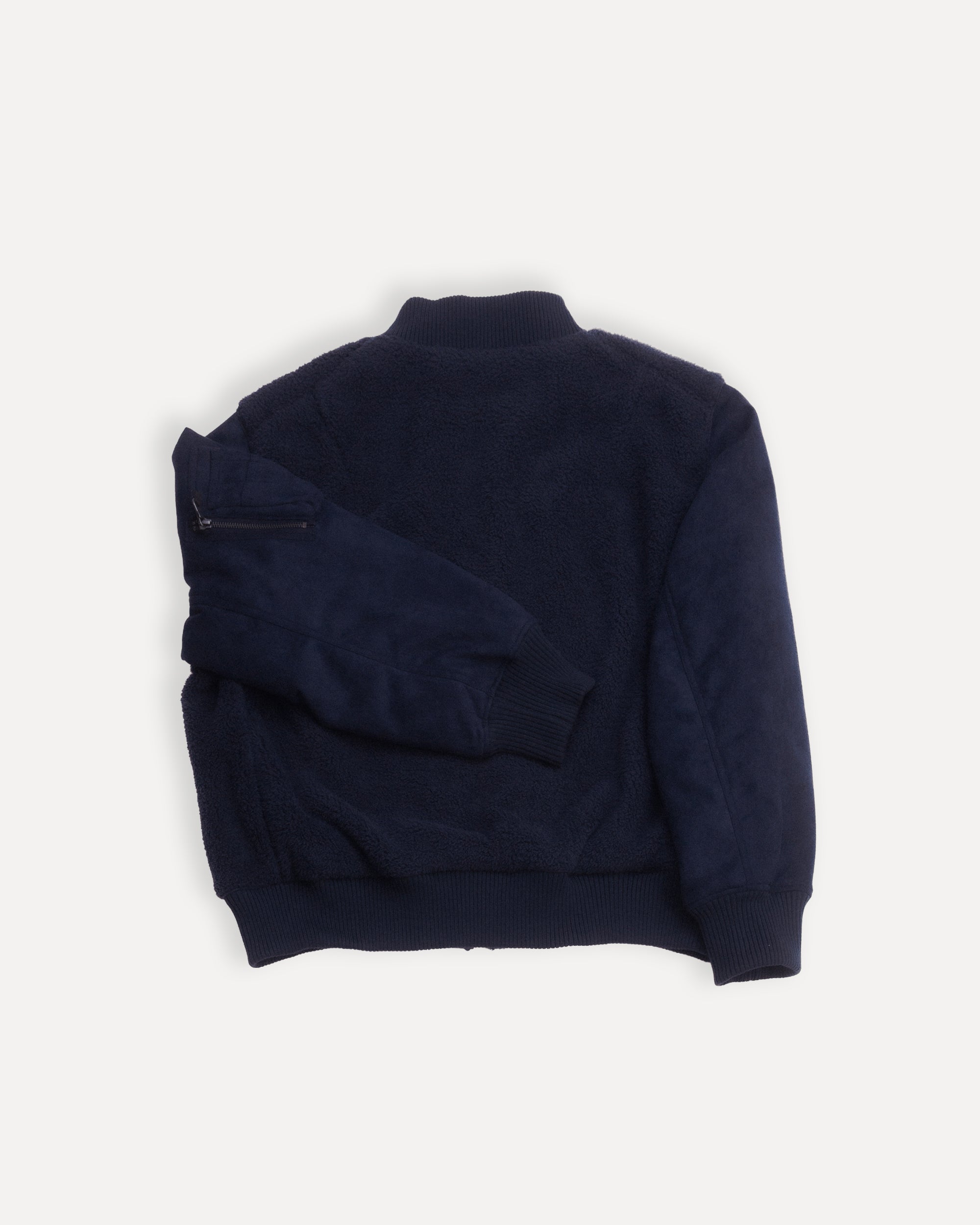 "tomo" boa/suede ma-1 jacket