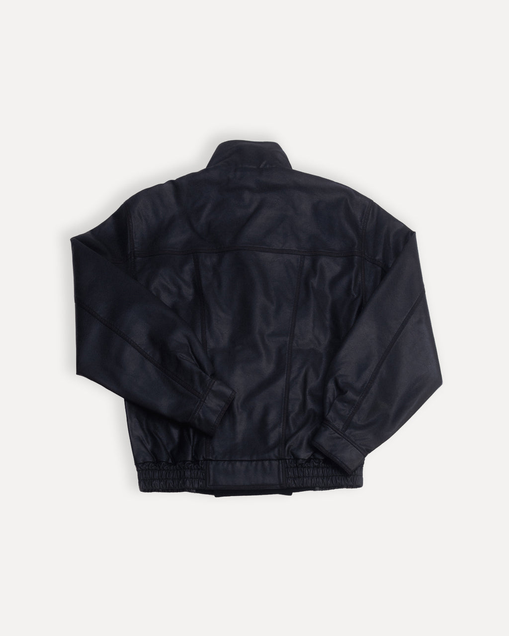 "dougi leather layered" jacket