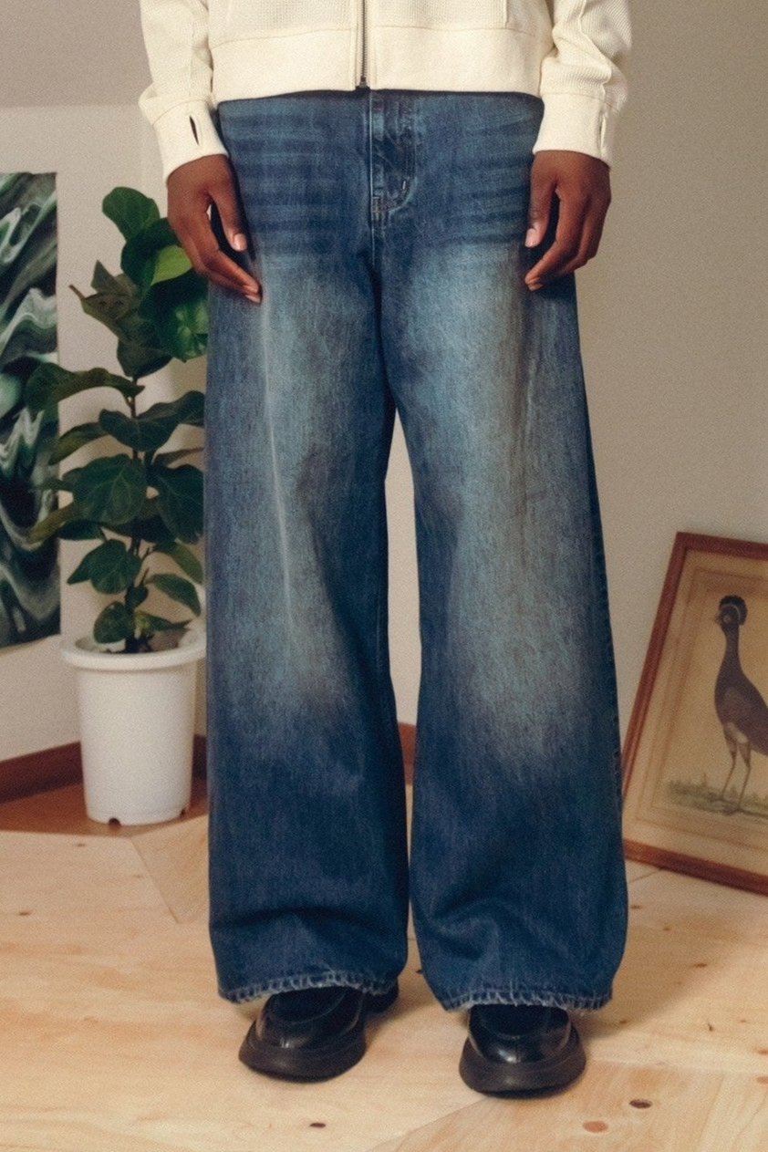 Straight Wide Denim